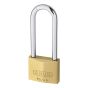 65/40HB63 40mm Brass Padlock 60mm Long Shackle Keyed 404 by ABUS - 5320