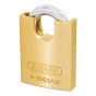 65/50CS 50mm Brass Padlock Closed Shackle Carded by ABUS - 35830