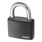 T65AL/40 40mm My Lock Aluminium Padlock Black Body Keyed 6402 by ABUS - 49945