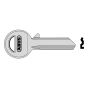 85/30 30mm Right Hand Key Blank by ABUS - 2701