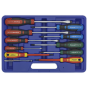 Screwdriver Set with Carry-Case 11pc GripMAX Sealey Part No. AK4303