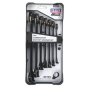 Combination Ratchet Spanner Set 7pc Black Series Metric Sealey Part No. AK7978