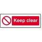 Keep Clear 3mm Foamex