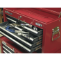Topchest 9 Drawer with Ball Bearing Slides - Red/Grey Sealey Part No. AP22509BB