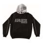 Hooded Sweatshirt Black / Grey - XL (48in) by Apache - APHOODSWEATBLK