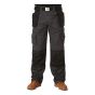 Black & Grey Holster Trousers Waist 30in Leg 31in by Apache - APKHTBLACKGREY