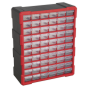 Cabinet Box 60 Drawer - Red/Black Sealey Part No. APDC60R