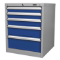 Cabinet Industrial 5 Drawer Sealey Part No. API5655B