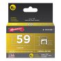 T59 Insulated Staples Clear 6 x 6mm Box 300 by Arrow - A591168