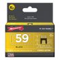 T59 Insulated Staples Black 6 x 6mm Box 300 by Arrow - A591168BL