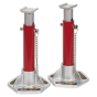 Axle Stands (Pair) 1.5tonne Capacity per Stand Aluminium/Steel Sealey Part No. AS1500S