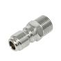 Msq Duraklix H.P Qr Male Plug 3/8"M - B14.9191m - V-TUF Pressure Washer Parts - B14.9191M