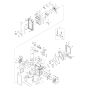 Makita BMR104 Radio Assembly