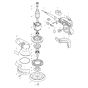 Makita BO5012 Sander Assembly