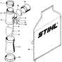 Vacuum Attachment for Stihl BR320