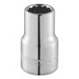 Bi-Hexagon Socket 12 Point 3/8in Drive 16mm by Britool - E113839