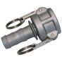 Camlock Coupling Type C to 1.1/2" Tail