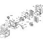 Carb Housing & Air Filter Assembly