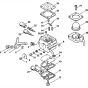 Carburetor C1Q-S80BR Assembly for Stihl FR85 Backpack Brushcutter
