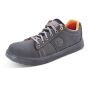 Sneaker Trainer Nubuck Leather Upper & Oil/Slip Resistant Black Size 06