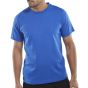 Tee Shirt H/Weight 180gsm Cotton Twin Stitching Hem & Neck Royal Blue XL