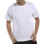 Tee Shirt H/Weight 180gsm Cotton Twin Stitching Hem Neck & Waist White XXL