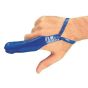 Fingerstall Vinyl Tie on Holds dressings in place & Dry Medium Blue Box 10