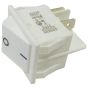 Rocker Switch 240V (White) Fits Belle Maxi 140 Mixer - CMS27