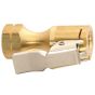PCL Euro Clip-On Connector, Open End, Female Thread Rc 1/4" - CO8T73