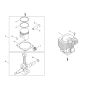 Cylinder, Piston, Crankshaft