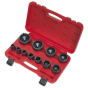 Ball Joint Socket Set 11pc 1/2"Sq Drive Sealey Part No. CV025