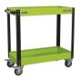 Workshop Trolley 2-Level Heavy-Duty - Hi-Vis Green Sealey Part No. CX109HV