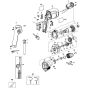 Main Assembly for DeWalt D21101 Type 3 Rotary Hammer Drill