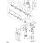 Main Assembly for Hikoki DB10DL