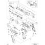 Main Assembly for Hikoki DB3DL2
