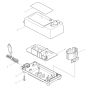 Makita DC1822 Charger Assembly