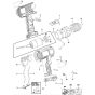 Main Assembly for DeWalt DC740 Type 4 Cordless Drill