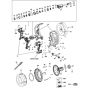 Main Assembly for DeWalt DCD200