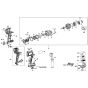 DeWalt DCD991 Main Assembly