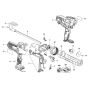 DeWalt DCE560D1 Caulk Gun Assembly