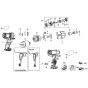 DeWalt DCF805 Main Assembly