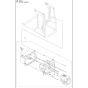 Battery Box for Husqvarna DE110iH