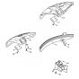 Deflector Assembly for Stihl FSA130 FSA130R Cordless Trimmer