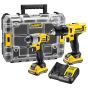 DCK211D2T XR Twin Pack 10.8 Volt 2 x 2.0Ah Li-Ion by DEWALT - DCK211D2T-GB