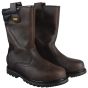 Classic Rigger Brown Safety Boots UK 11 Euro 46 by DEWALT