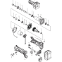 Makita DGD800RMJ Main Assembly