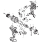 Makita DHP458Z Main Assembly