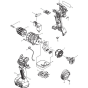 Main Assembly for Makita DHP484RTJ