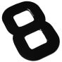 Self Adhesive 80mm Black Digit - Number 8