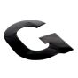 Self Adhesive 80mm Black Digit - Letter G